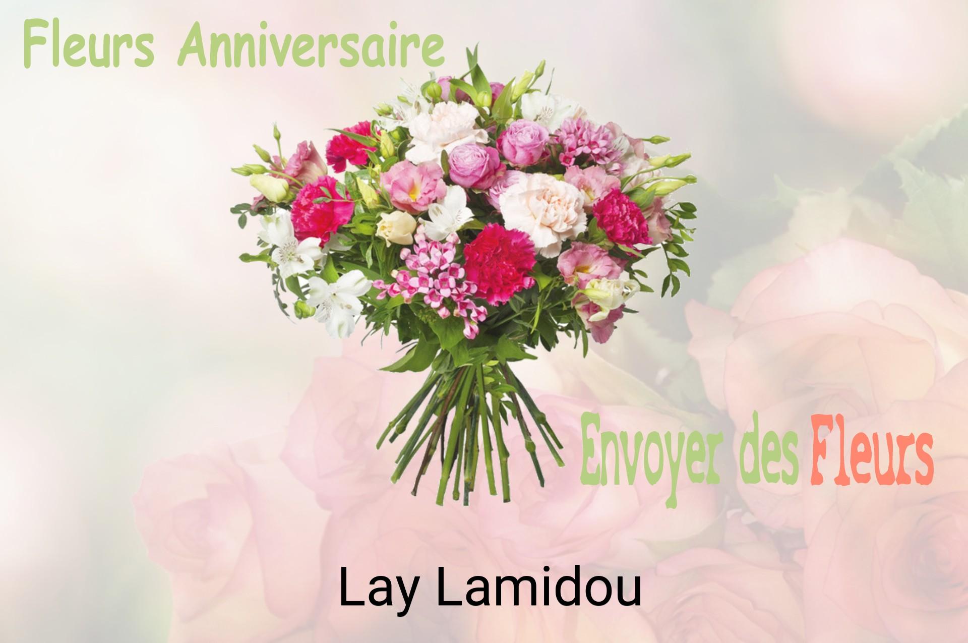 Bouquet de fleurs d’anniversaire livré à Lay-Lamidou