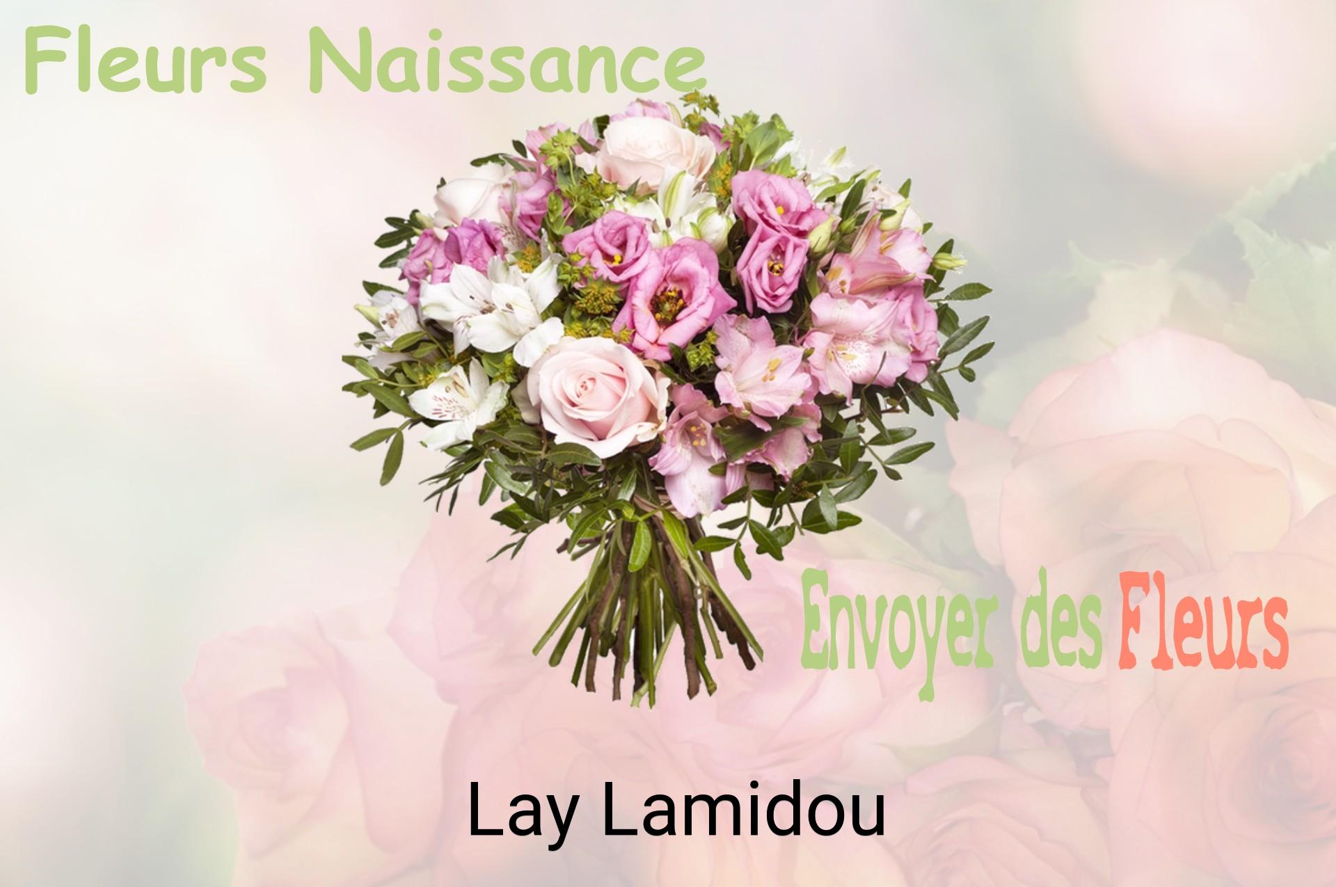 Bouquet de fleurs de naissance livré à Lay-Lamidou
